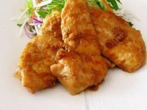 鶏の生姜焼き。